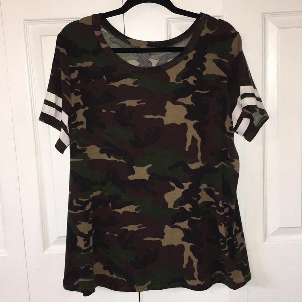 Charlotte Russe Camo top